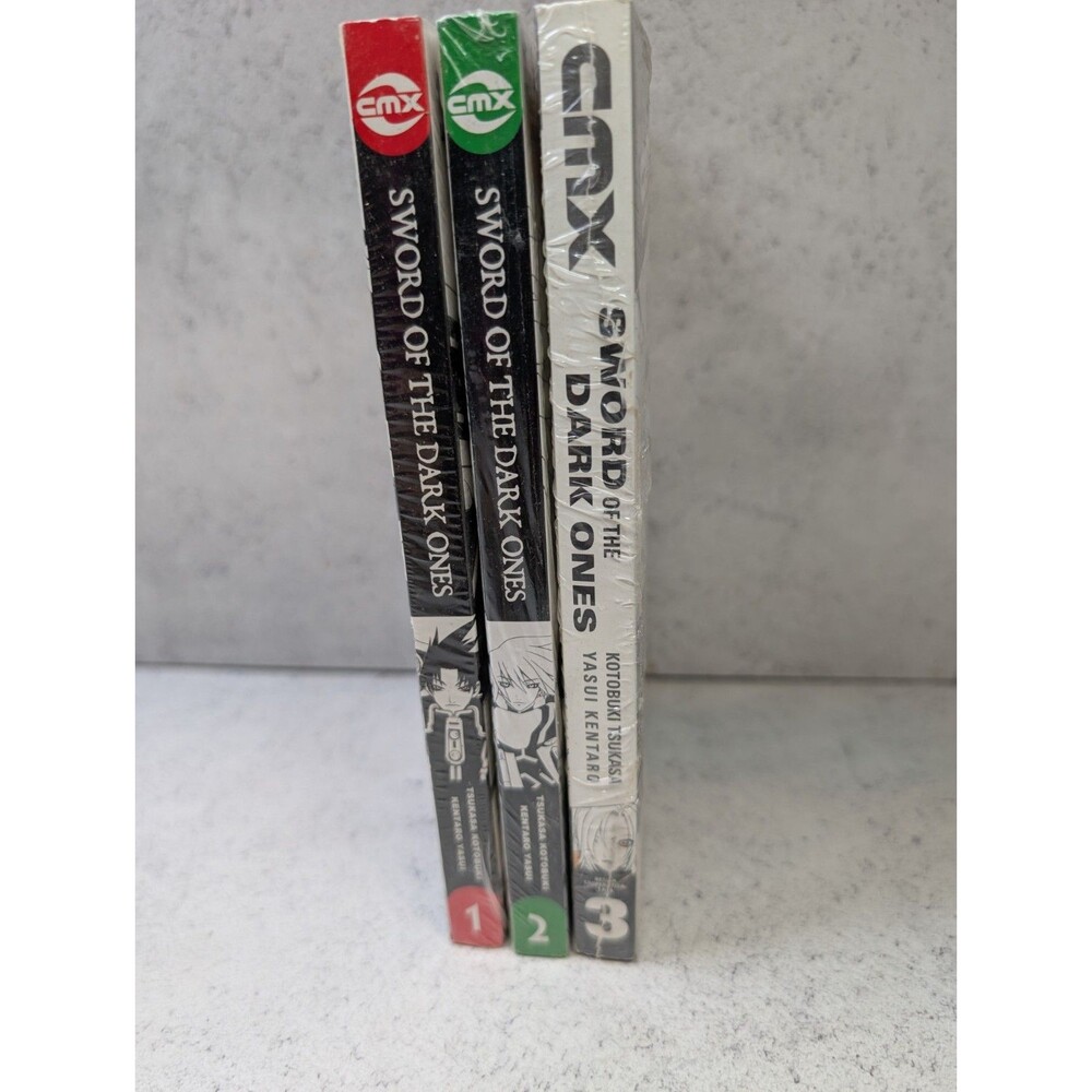 Sword of the Dark Ones Vol 1–3 Manga Lot COMPLETE CMX Sealed Tsukasa Kotobuki